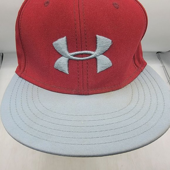 Under Armour Red Hat Cap Adjustable Comfort Lightweight Outdoors - Picture 5 of 11